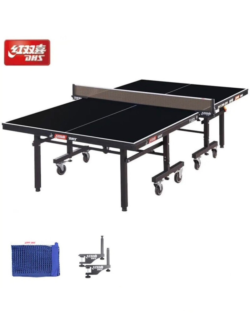 Bàn bóng bàn DHS-T1223 Mặt đen Kèm cọc P145